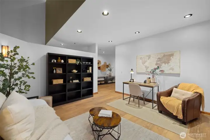 Alternate view of the second bedroom highlighting flexible layout options, ample storage, and a comfortable, private feel.