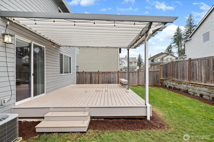 Custom Deck with covered area for those summer BBQ's