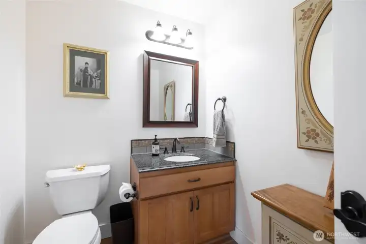 Half bath on main level