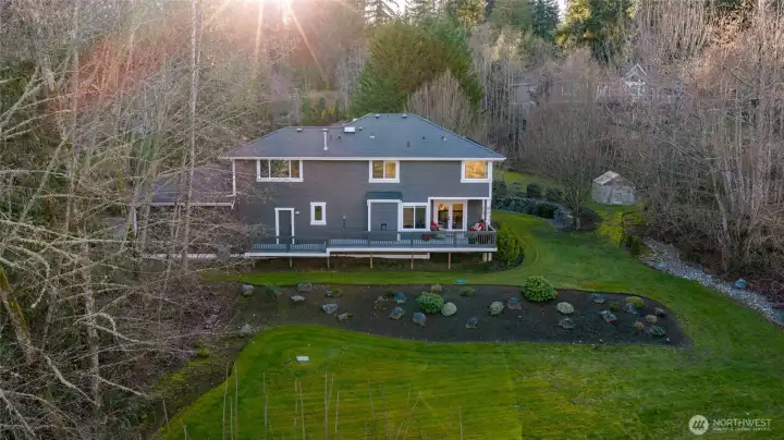 View from back of home