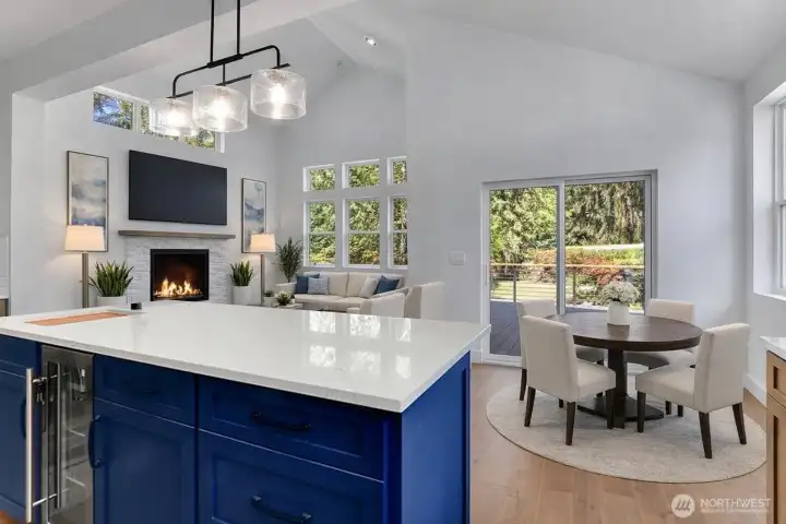 Virtually Staged Breakfast Nook