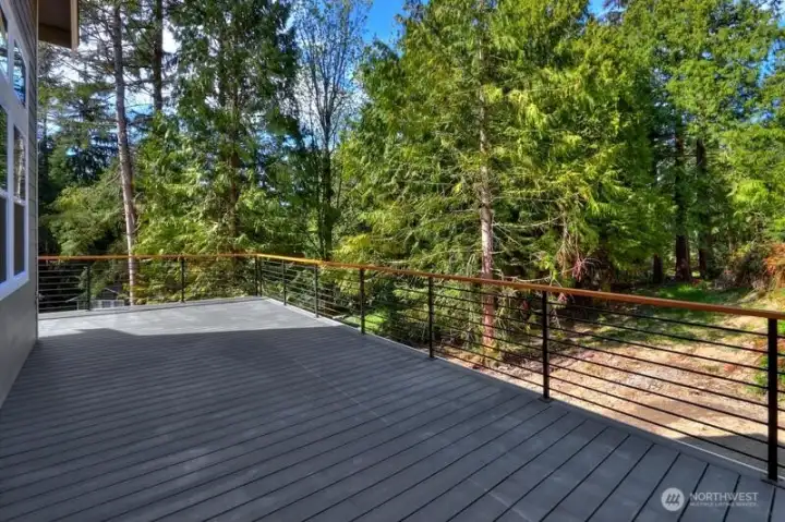 HUGE composite wrap around deck