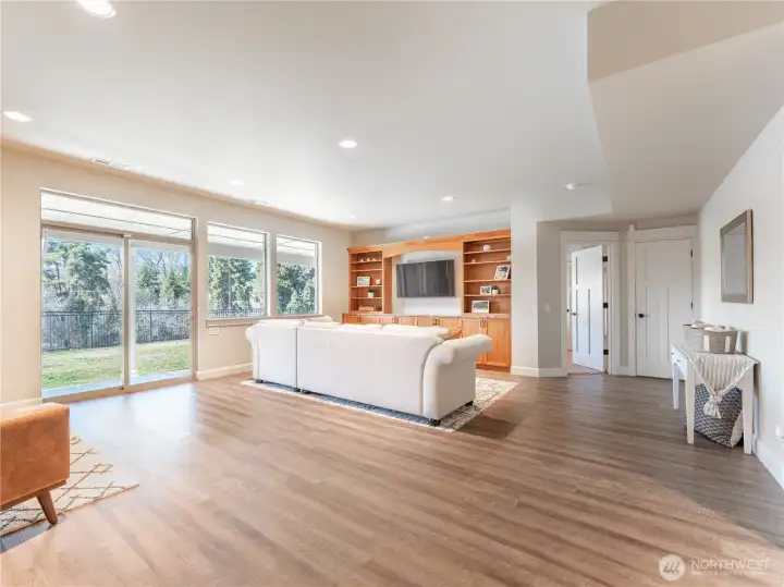 Lower level rec room