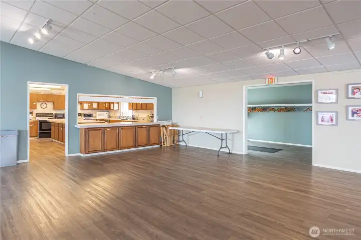 Kitchen in the clubhouse