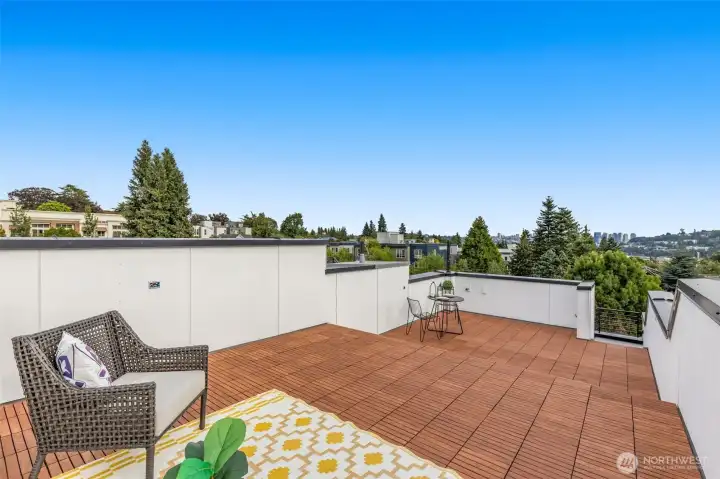 View of the home within its vibrant community, just steps from local landmarks and transit.