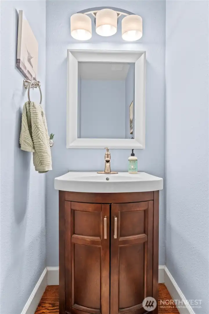 Main floor powder room