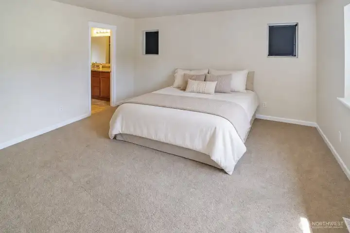 The Primary Bedroom (Bed is virtually staged). The Primary Bedroom (Bed is virtually staged).