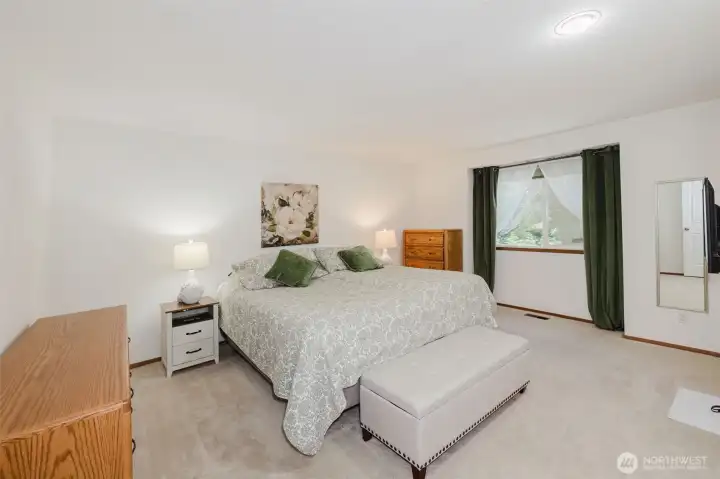 Primary bedroom with ensuite. Primary bedroom with ensuite.