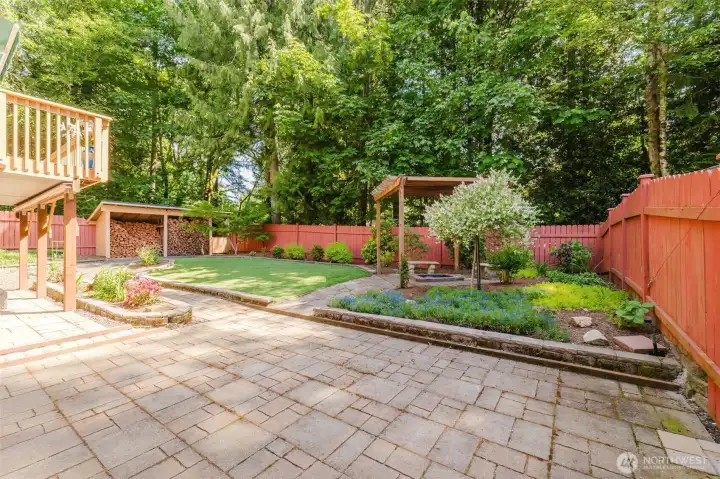Patio space. Patio space.