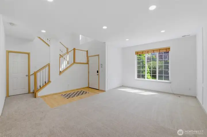 Huge formal living and dining room