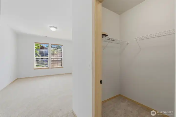 Large walk in closet