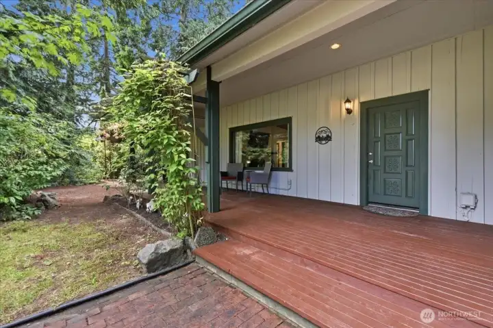 Front Entry and Deck