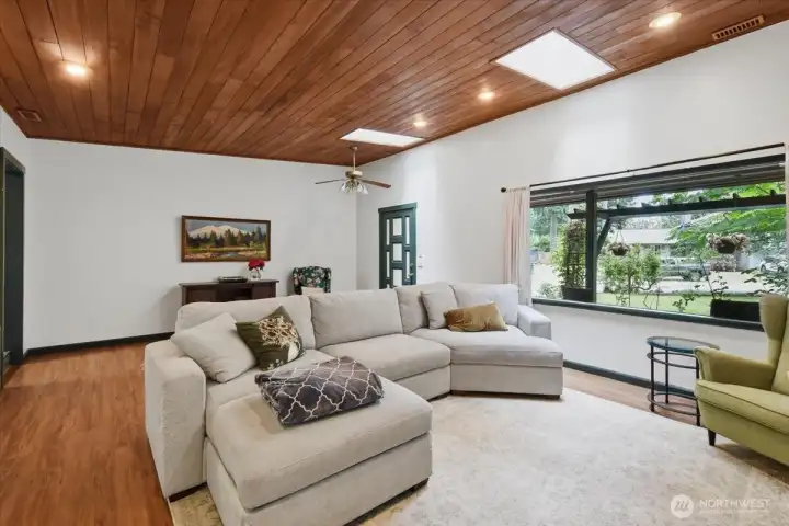 Notice Skylights and Ceiling Fan