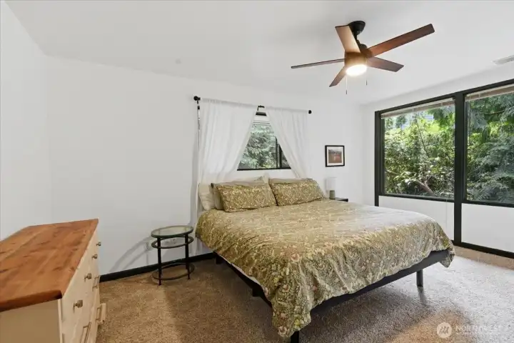 Primary Bedroom with lots of Windows