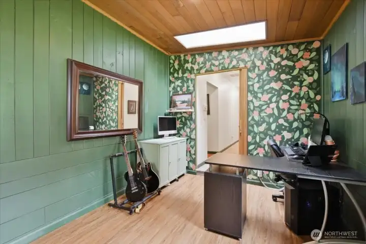 Den/Office with Skylight