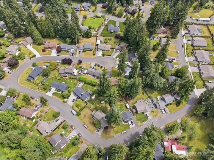 Aerial View of entire Indian Creek Estates Community