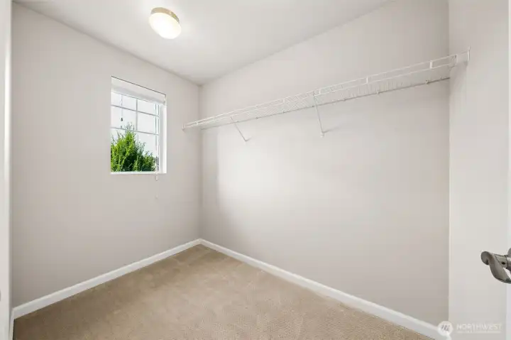 Guest bedroom walk-in closet Guest bedroom walk-in closet