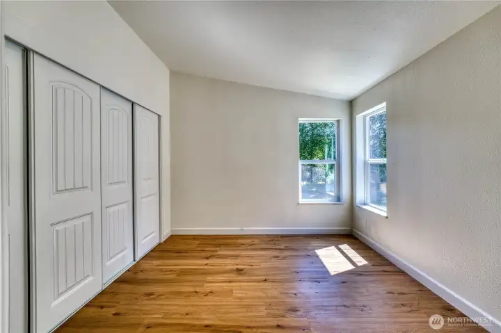 Great light from the corner windows -