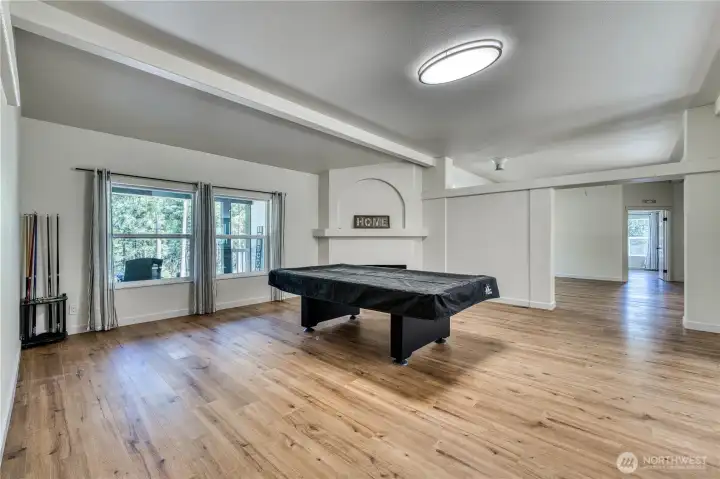 Family room is off the living room and eating area off kitchen