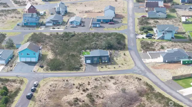 Front of home, looking South towards the Jetty.