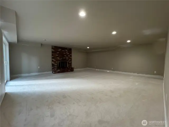 Basement Great Room (Painting will be finished)