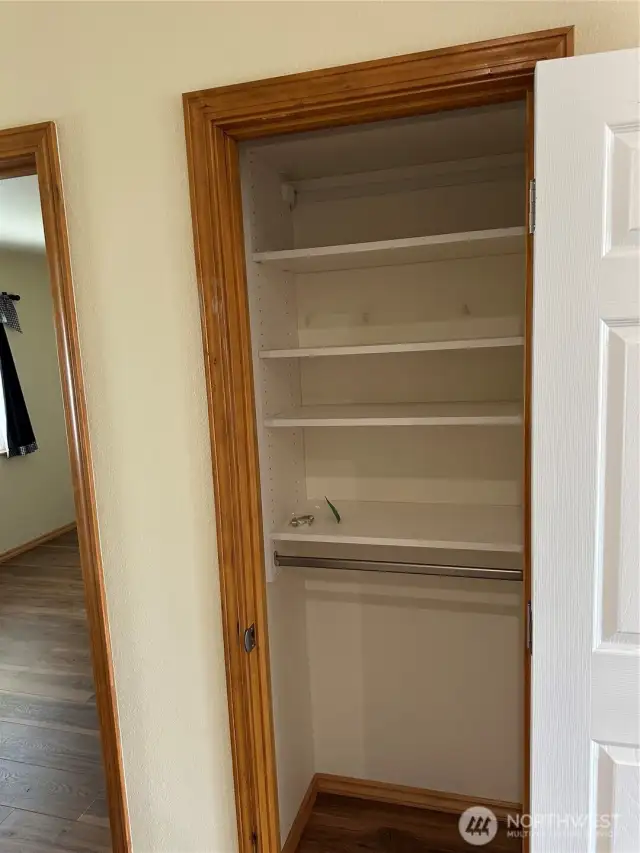 Hall closet