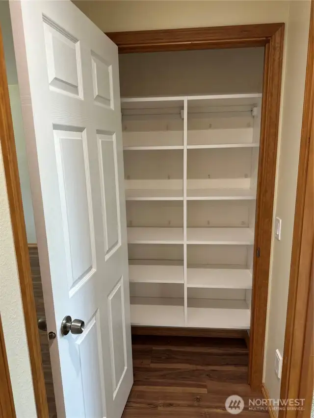 Hall linen closet