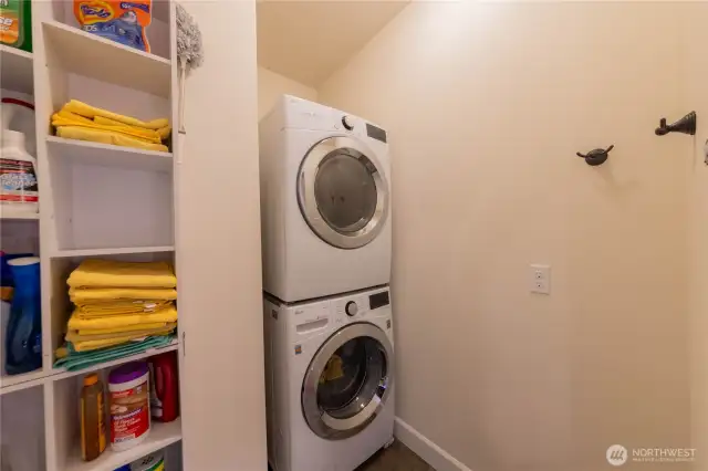 Main level Laundry room. Full size 2nd laundry downstairs