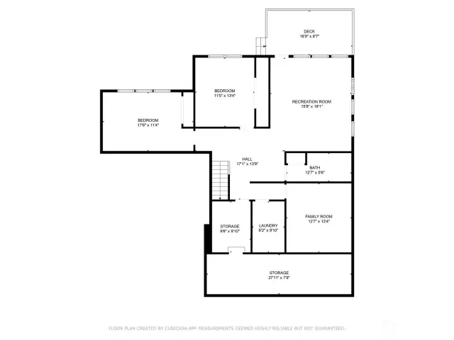 Lower Level floorpan