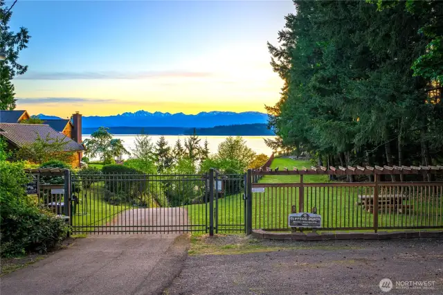 Private beach accessible by HOA with tideland rights