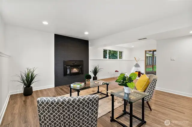 Large bonus room downstairs—ideal for movie nights, playroom, or multigenerational living.