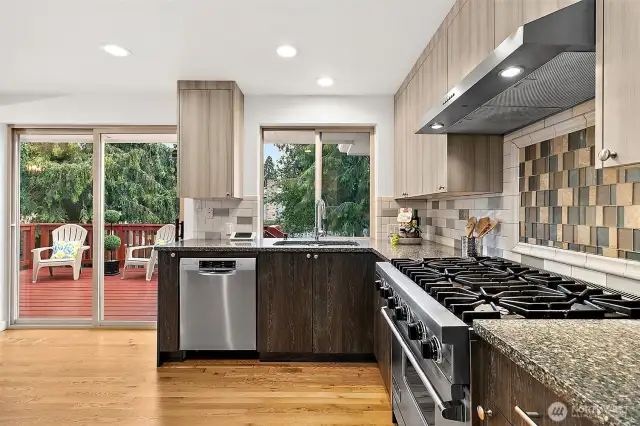 High-end appliances and a smart layout make this kitchen equal parts functional and fabulous.