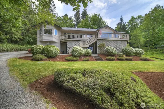 Front of home facing West