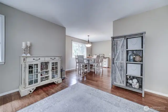 Dining room from bonus area