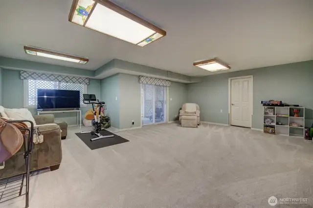 Large downstairs family room