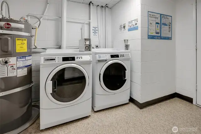 Laundry room on third floor. An additional storage room for this unit is in this room.