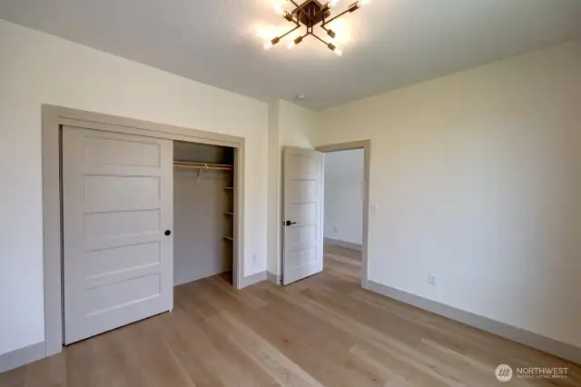 Bedroom #2 looking towards hallway