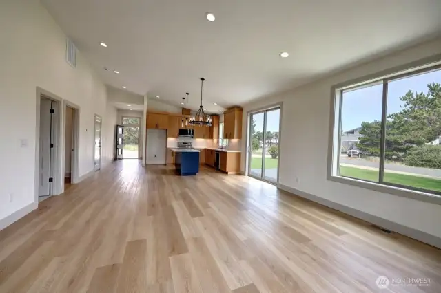 View of Great Room looking towards front door