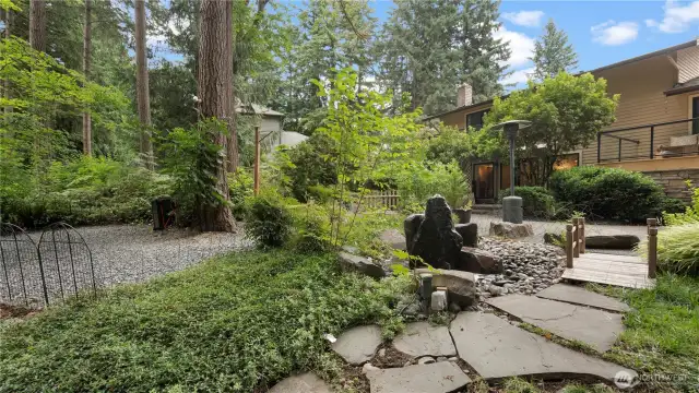 Outdoor oasis.