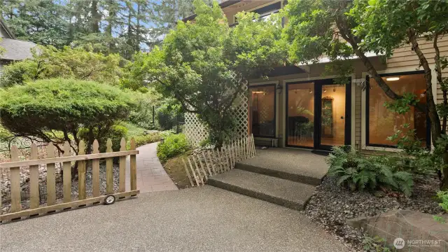 Outdoor oasis.