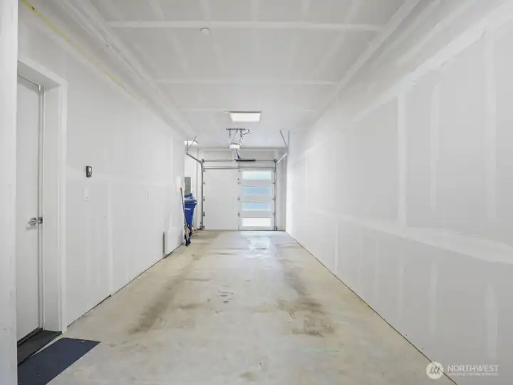 2 Car tandem, private garage.