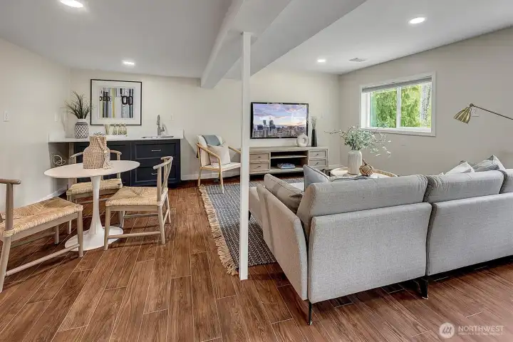 The fourth bedroom can be used as a MIL. Blown in insulation was added for comfort
