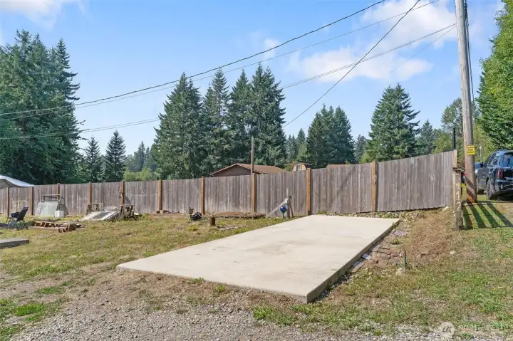 RV pad with 50amp power (rental income potential)