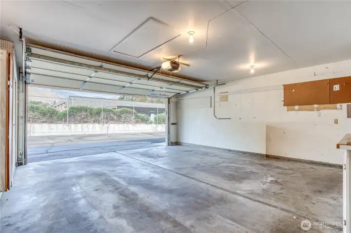 Two car garage