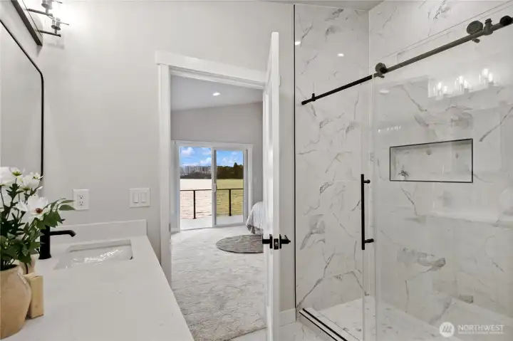 Primary Bathroom with large walk in shower