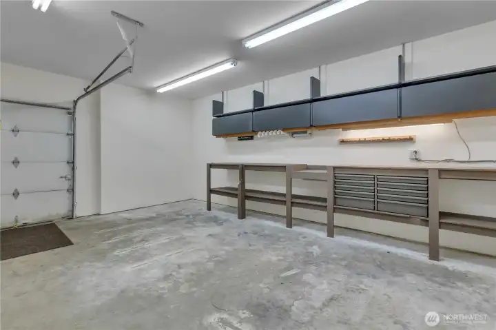 Downstairs garage/shop area