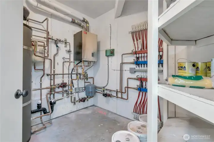 4 zone radiant heat system