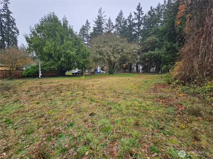 From back left of lot looking toward front of lot.