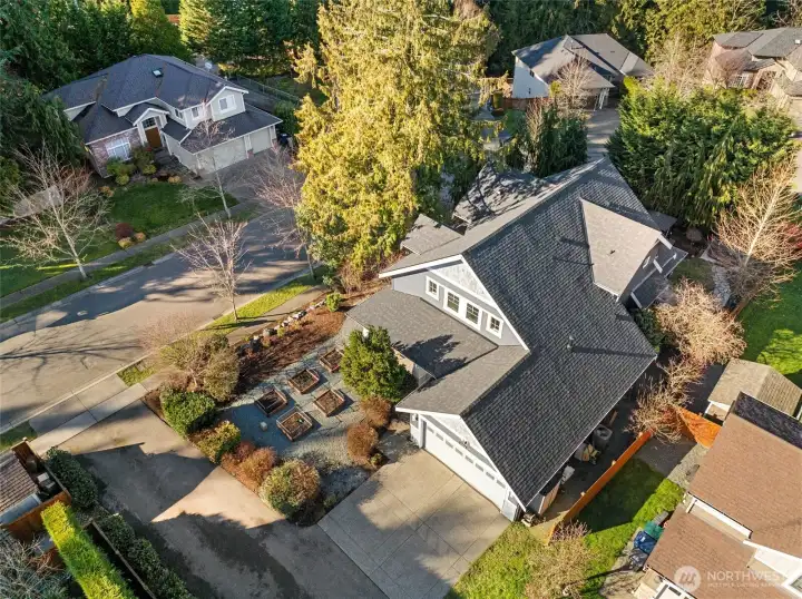 View of the Front. Quiet corner lot.