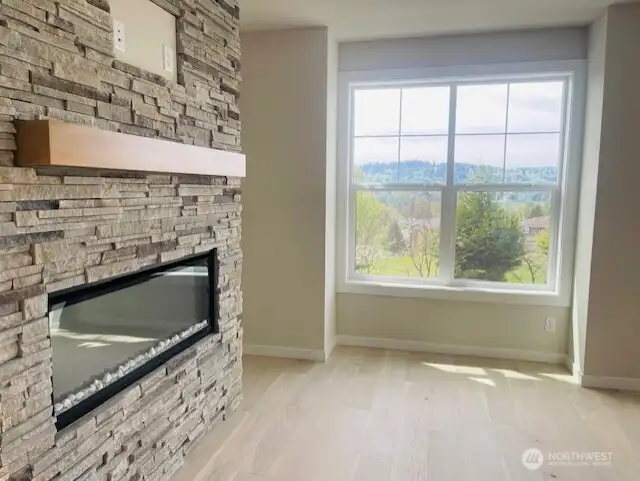 Lot 4 Fireplace & family room view Lot 4 Fireplace & family room view